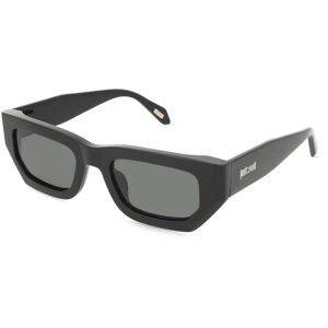 DE RIGO Vision D.A.CH. GmbH Just Cavalli SJC170 Unisex-Sonnenbrille Vollrand Geometrisch Kunststoff-Gestell, Schwarz