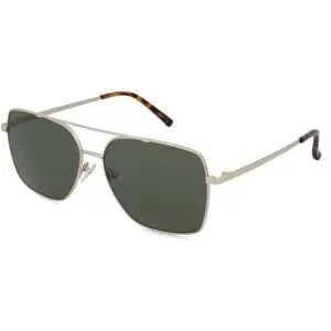 Wenzhou Bada Optical Co. , LTD Fielmann BD 557 SUN FA VIKTOR Herren-Sonnenbrille Vollrand Quadratisch Edelstahl-Gestell, Gold