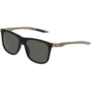 Kering Eyewear Spa Puma PU0395S Herren-Sonnenbrille Vollrand Quadratisch Kunststoff-Gestell, Schwarz