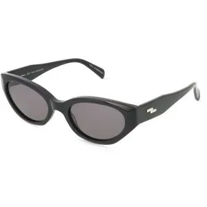 Wenzhou Lanson International Co., Ltd. Fielmann LN 072 SUN FA SALLY Damen-Sonnenbrille Vollrand Cat Eye Acetat Extrudiert-Gestell, Schwarz