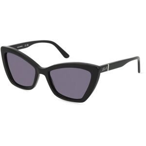 Marchon Germany GmbH Karl Lagerfeld KL6105S Unisex-Sonnenbrille Vollrand Butterfly Kunststoff-Gestell, Schwarz