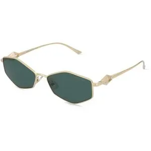 Luxottica Fashion Brillen Vertriebs GmbH Jimmy Choo JC4017 Damen-Sonnenbrille Vollrand Oval Metall-Gestell, Gold