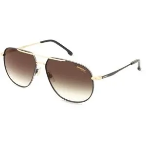 Safilo SpA Carrera 363/S Herren-Sonnenbrille Vollrand Pilot Edelstahl-Gestell, Gold