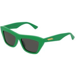 Kering Eyewear Spa Bottega Veneta BV1121S Unisex-Sonnenbrille Vollrand Butterfly Kunststoff-Gestell, Grün