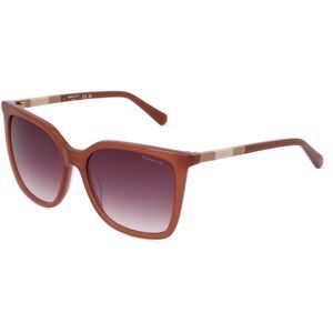 Marcolin Deutschland GmbH Gant GA8093 Unisex-Sonnenbrille Vollrand Quadratisch Kunststoff-Gestell, Braun