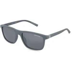Luxottica Fashion Brillen Vertriebs GmbH Emporio Armani AX4167SU Herren-Sonnenbrille Vollrand Quadratisch Kunststoff-Gestell, Grau