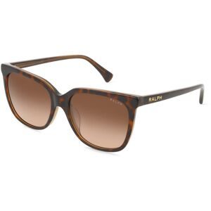 Luxottica Fashion Brillen Vertriebs GmbH Ralph 0RA5343U Damen-Sonnenbrille Vollrand Quadratisch Acetat-Gestell, Havanna