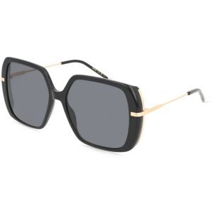 Safilo GmbH Boss BOSS 1782/S Damen-Sonnenbrille Vollrand Quadratisch Acetat-Gestell, Schwarz