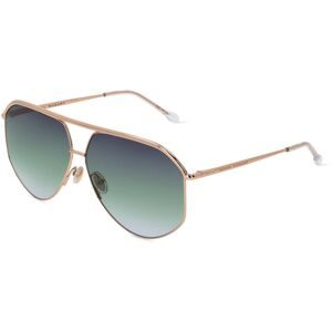 Safilo GmbH Isabel Marant IM 0117/S Damen-Sonnenbrille Vollrand Pilot Metall-Gestell, Gold