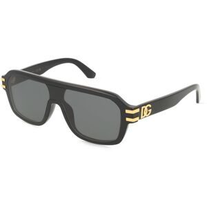 Luxottica Fashion Brillen Vertriebs GmbH Dolce&Gabbana DG4507 Herren-Sonnenbrille Vollrand Pilot Acetat-Gestell, Schwarz