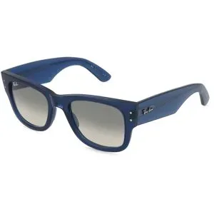 Luxottica Fashion Brillen Vertriebs GmbH Ray-Ban RB0840SMEGA WAYFARER Unisex-Sonnenbrille Vollrand Quadratisch Kunststoff-Gestell, Blau