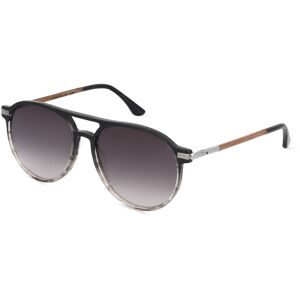 Masterdis Woodfellas 11714 CORE Unisex-Sonnenbrille Vollrand Pilot Kunststoff-Gestell, Schwarz