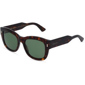 Kering Eyewear Spa Gucci GG1110S Damen-Sonnenbrille Vollrand Butterfly Acetat-Gestell, Havanna