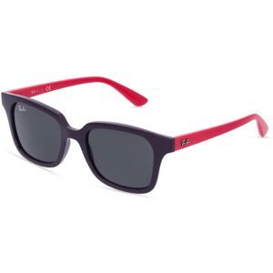 Luxottica Fashion Brillen Vertriebs GmbH Ray-Ban Junior RJ 9071S Kinder-Sonnenbrille Vollrand Quadratisch Kunststoff-Gestell, Lila