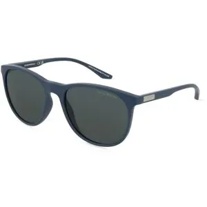 Luxottica Fashion Brillen Vertriebs GmbH Emporio Armani EA4210 Herren-Sonnenbrille Vollrand Panto Acetat-Gestell, Blau
