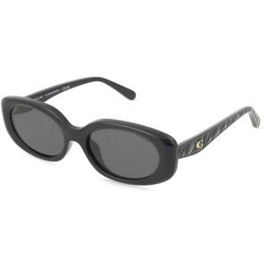 Luxottica Fashion Brillen Vertriebs GmbH Coach 0HC8443D CBY84 Damen-Sonnenbrille Vollrand Oval Kunststoff-Gestell, Schwarz