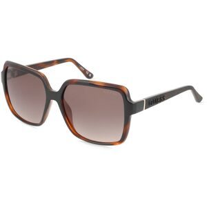 Marcolin Deutschland GmbH Guess GU00157 Unisex-Sonnenbrille Vollrand Quadratisch Kunststoff-Gestell, Havanna