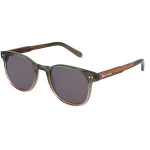 Masterdis Woodfellas 10776 POTTENSTEIN Unisex-Sonnenbrille Vollrand Panto Kunststoff-Gestell, Braun