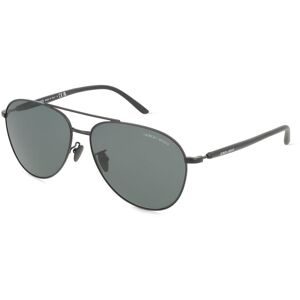 Luxottica Fashion Brillen Vertriebs GmbH Giorgio Armani AR6162 Herren-Sonnenbrille Vollrand Pilot Metall-Gestell, Schwarz