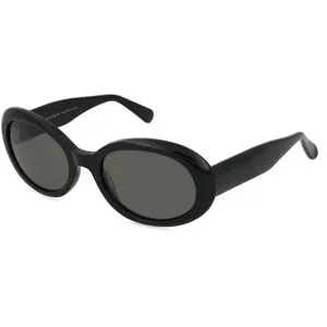 Suncute Industries Co., Ltd. Fielmann MC 620 SUN FA IVY Damen-Sonnenbrille Vollrand Oval Acetat Extrudiert-Gestell, Schwarz
