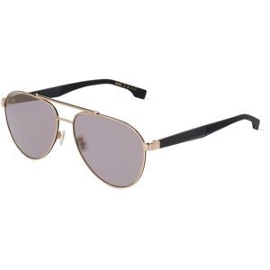 Safilo GmbH Boss 1485/S Herren-Sonnenbrille Vollrand Pilot Metall-Gestell, Gold