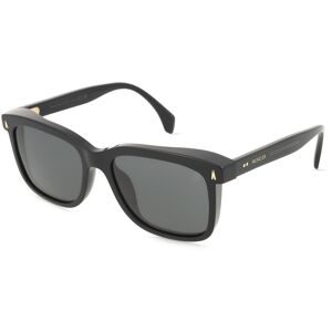 Luxottica Fashion Brillen Vertriebs GmbH Moncler 0ME6018 VALAIRE Unisex-Sonnenbrille Vollrand Quadratisch Acetat-Gestell, Schwarz