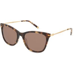 Marchon Germany GmbH DKNY DK711S Unisex-Sonnenbrille Vollrand Butterfly Acetat-Gestell, Havanna