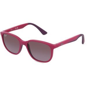 Luxottica Fashion Brillen Vertriebs GmbH Ray-Ban Junior RJ9078S Kinder-Sonnenbrille Vollrand Quadratisch Acetat-Gestell, Pink