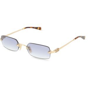 Luxottica Fashion Brillen Vertriebs GmbH Miu Miu 0MU B50S Damen-Sonnenbrille Randlos Eckig Metall-Gestell, Gold