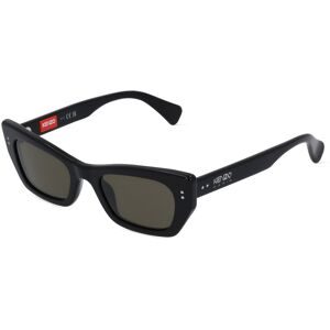 Thélios Kenzo KZ40162I Unisex-Sonnenbrille Vollrand Cat Eye Kunststoff-Gestell, Schwarz