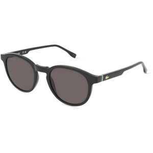 Marchon Germany GmbH Lacoste L6030S Unisex-Sonnenbrille Vollrand Rund Acetat Spritzguss-Gestell, Schwarz