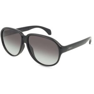 Luxottica Fashion Brillen Vertriebs GmbH Moncler ME8001 Unisex-Sonnenbrille Vollrand Pilot Kunststoff-Gestell, Schwarz
