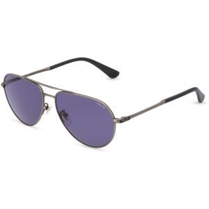 DE RIGO Vision D.A.CH. GmbH Police POISPLE25 Unisex-Sonnenbrille Vollrand Pilot Metall-Gestell, Grau