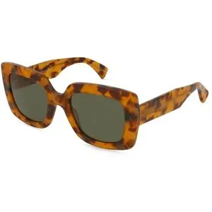 Wenzhou Lanson International Co., Ltd. Fielmann LN 087 SUN FA GERALDINE Damen-Sonnenbrille Vollrand Quadratisch Acetat-Gestell, Havanna