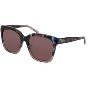 Marchon Germany GmbH DKNY DK534S Unisex-Sonnenbrille Vollrand Monoscheibe Kunststoff-Gestell, Blau