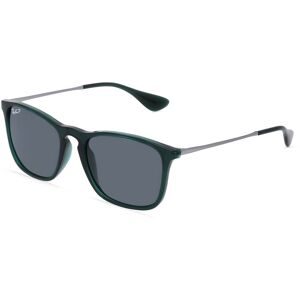 Luxottica Fashion Brillen Vertriebs GmbH Ray-Ban RB 4187 CHRIS Herren-Sonnenbrille Vollrand Quadratisch Kunststoff-Gestell, Grün