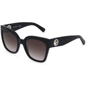 Marchon Germany GmbH Longchamp LO717S Unisex-Sonnenbrille Vollrand Butterfly Kunststoff-Gestell, Schwarz