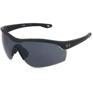 Safilo GmbH Under Armour UA YARD PRO 2 Herren-Sonnenbrille Halbrand Eckig Kunststoff-Gestell, Schwarz
