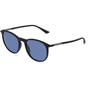 Marchon Germany GmbH Calvin Klein CK22537S Unisex-Sonnenbrille Vollrand Oval Kunststoff-Gestell, Schwarz