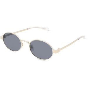 Tree Distribution GmbH Le Specs LSP2552286 Damen-Sonnenbrille Vollrand Rund Metall-Gestell, Silber