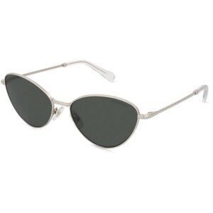 Luxottica Fashion Brillen Vertriebs GmbH Swarovski 0SK7014 Damen-Sonnenbrille Vollrand Cat Eye Metall-Gestell, Silber