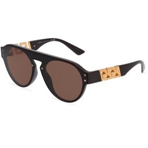 Luxottica Fashion Brillen Vertriebs GmbH Versace VE4420 Herren-Sonnenbrille Vollrand Panto Acetat-Gestell, Braun