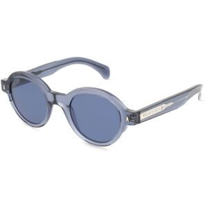 Luxottica Fashion Brillen Vertriebs GmbH Moncler ME6003 RONDOSA Unisex-Sonnenbrille Vollrand Rund Acetat-Gestell, Blau