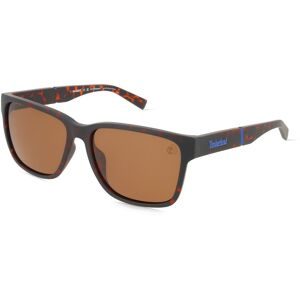 Marcolin Deutschland GmbH Timberland TB9335-H Unisex-Sonnenbrille Vollrand Quadratisch Acetat Spritzguss-Gestell, Havanna