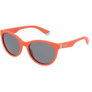 Safilo GmbH Polaroid PLD 8065/S Kinder-Sonnenbrille Vollrand Butterfly Kunststoff-Gestell, Rot