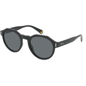 Safilo GmbH Polaroid PLD 6207/S Unisex-Sonnenbrille Vollrand Geometrisch Kunststoff-Gestell, Schwarz