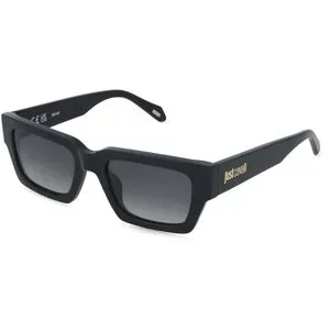 DE RIGO Vision D.A.CH. GmbH Just Cavalli SJC198 Unisex-Sonnenbrille Vollrand Quadratisch Kunststoff-Gestell, Schwarz