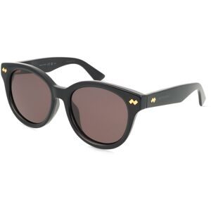 Kering Eyewear Spa Bottega Veneta BV1352SK Damen-Sonnenbrille Vollrand Panto Acetat-Gestell, Schwarz
