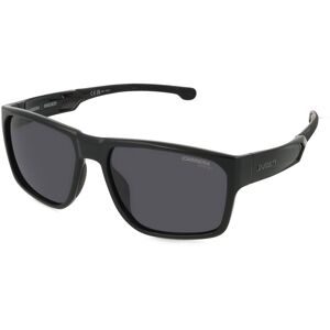 Safilo GmbH Carrera CARDUC 029/S Herren-Sonnenbrille Vollrand Quadratisch Kunststoff-Gestell, Schwarz