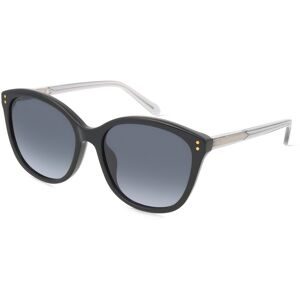 Safilo GmbH Fossil 207354 Damen-Sonnenbrille Vollrand Cat Eye Acetat-Gestell, Schwarz